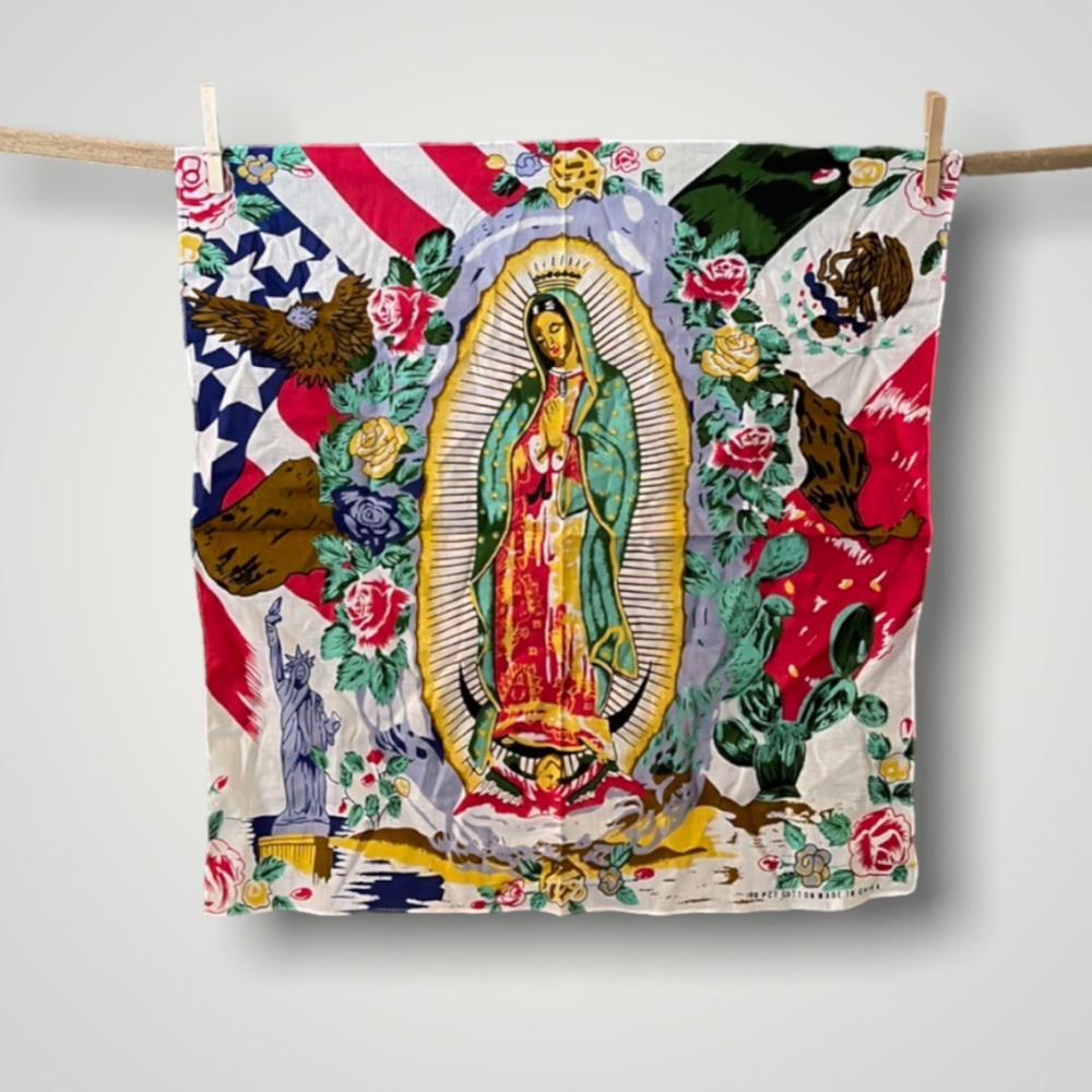 4Guys Double Sided Mexican Virgin de Guadalupe Cotton Bandana